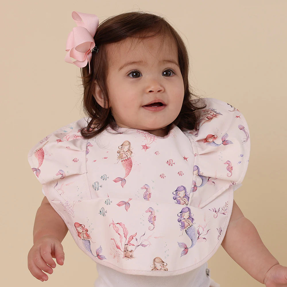 Mermaid Frill Snuggle Bib - Snuggly Hunny
