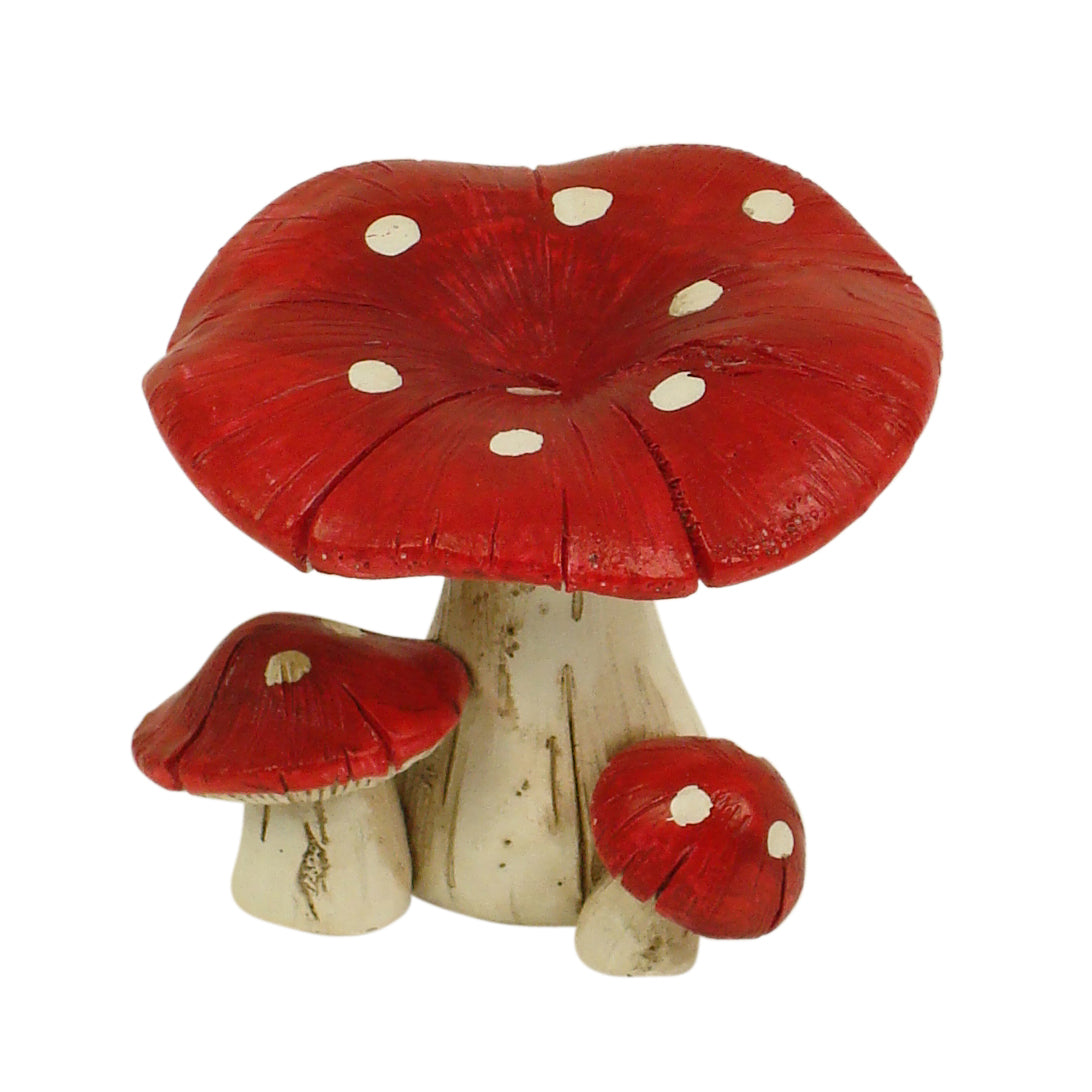 Red Mushroom Tio - Fairy Garden