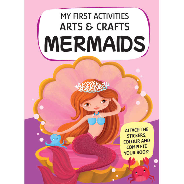 Mermaid sticker and colouring activity set
