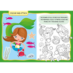 Mermaid activity book with stickers and crafts