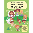 Educational sticker and colouring activity book