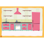 Children's home and family craft activity set