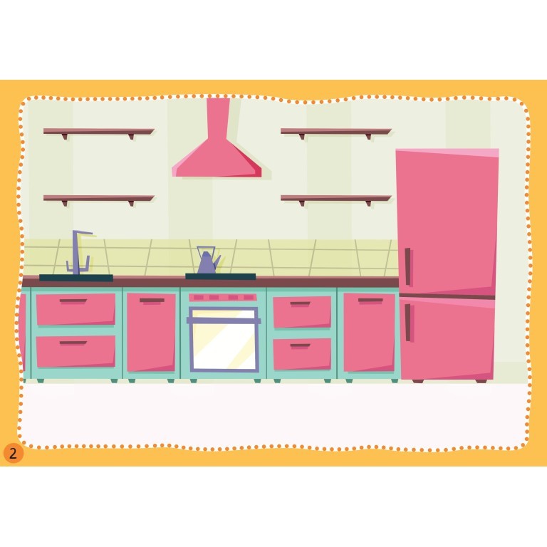 Children's home and family craft activity set