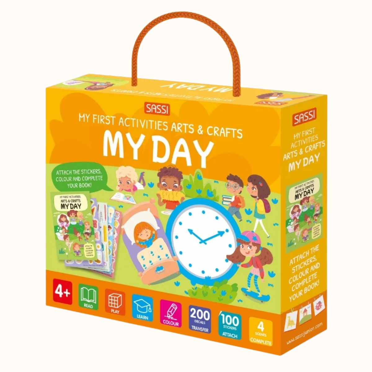 My Day Sticker & Activity Kit - Sassi Arts & Crafts