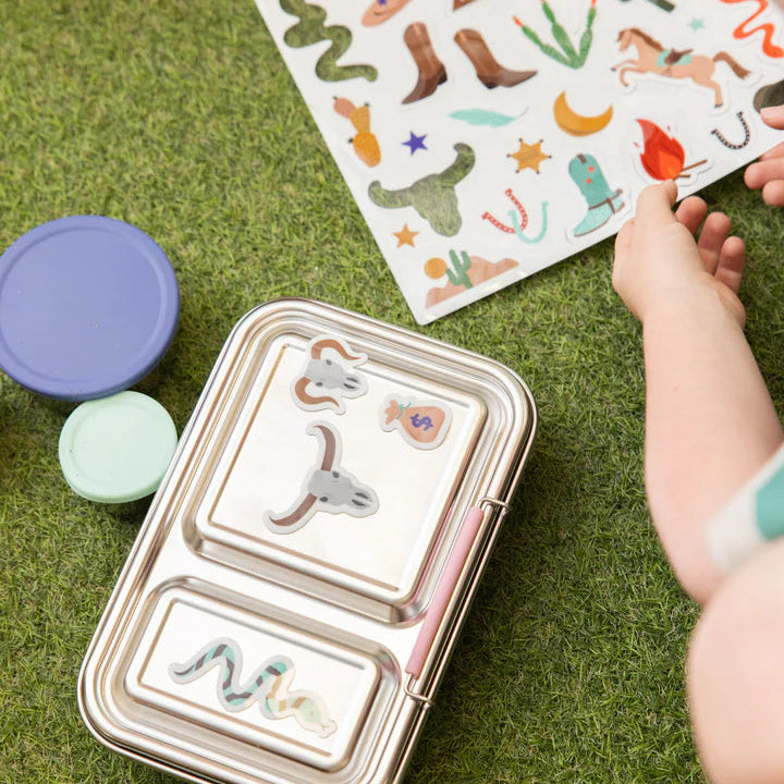 Reusable Lunch Box Stickers | Wild West
