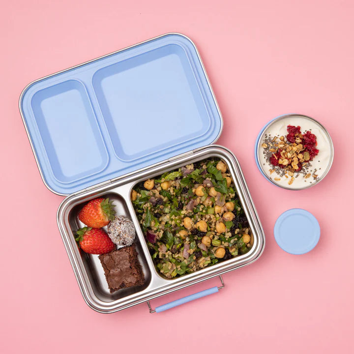 Two Compartment Lunchbox + Snack Pots