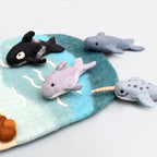 Felt Ocean Marine Mammals (Set of 4) - Tara Treasures