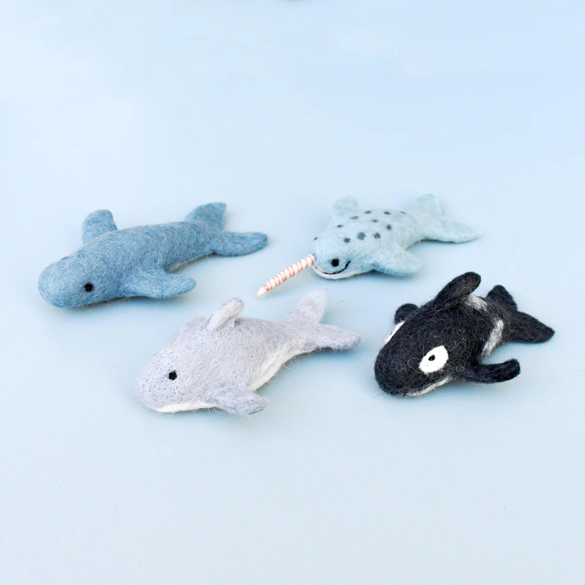 Felt Ocean Marine Mammals (Set of 4) - Tara Treasures