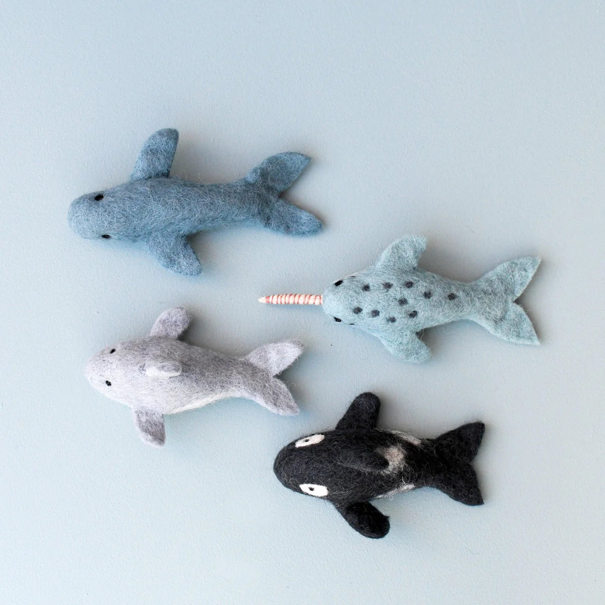 Felt Ocean Marine Mammals (Set of 4) - Tara Treasures