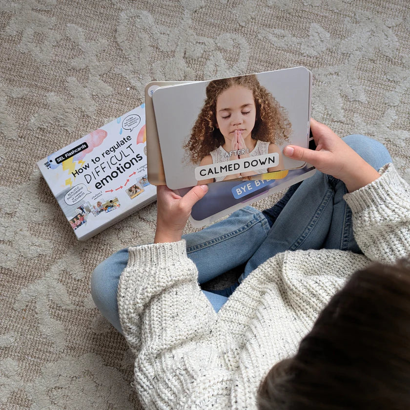 Children's emotional regulation activity cards