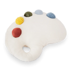 tummy time pillow with textured coloured dots for sensory play baby product