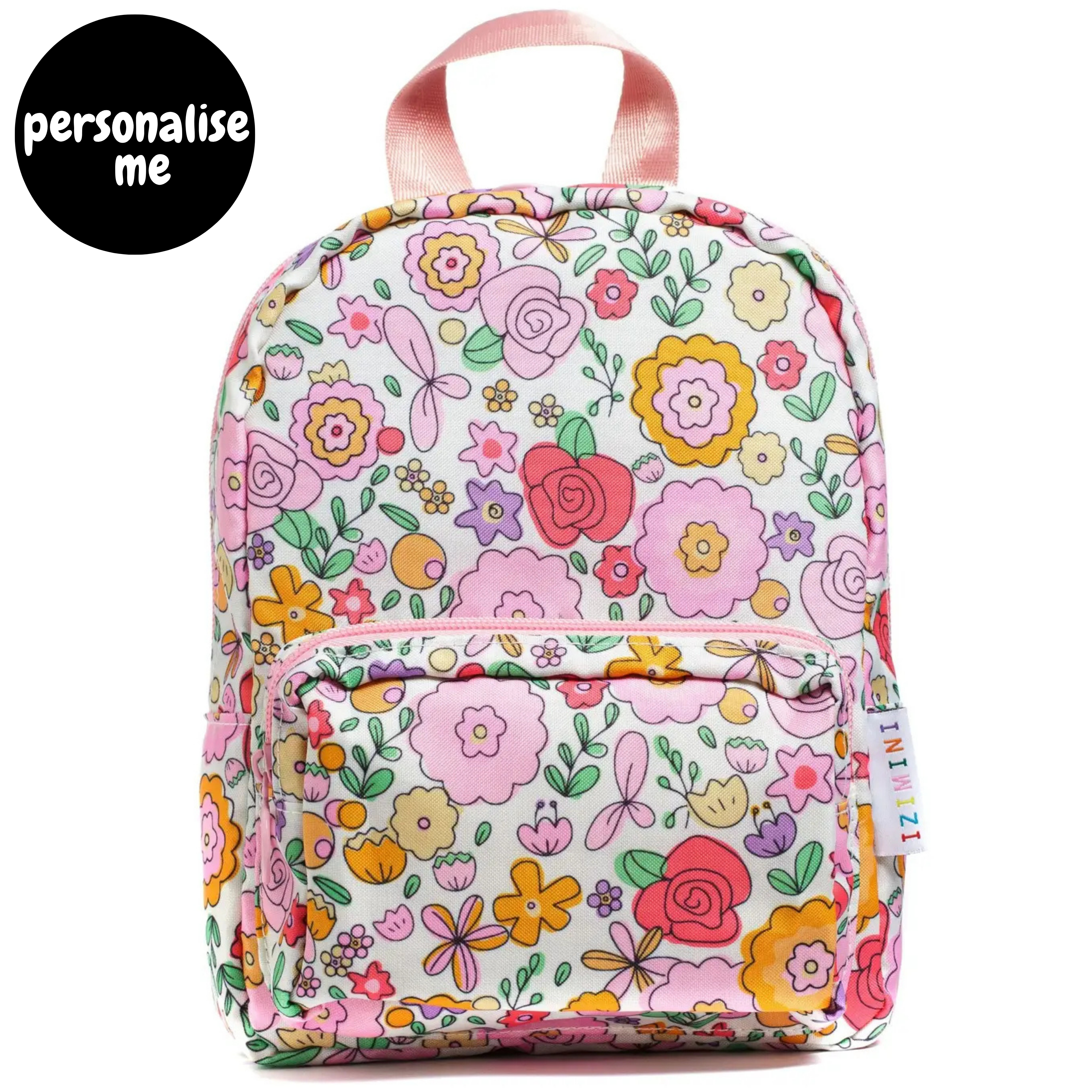 toddler backpacks, perfect for on the go and have matching accessories. can also be personalised with childs name. this print is paloma