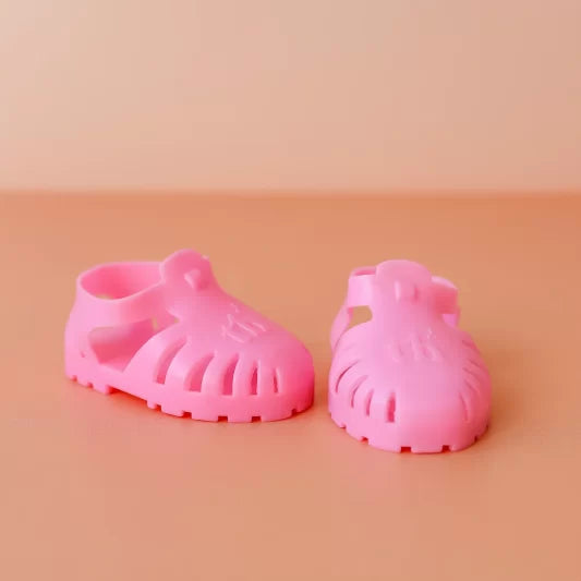 Pink Tiny Tootsies Dolls Jelly Sandals - Tiny Harlow