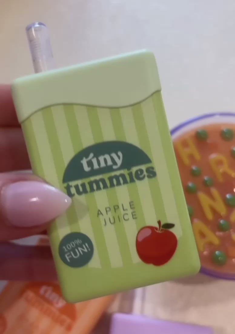 Doll Alphabet Soup & Apple Juice Tiny Tummies Box Set - Tiny Harlow
