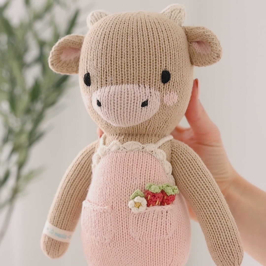 Ava the Cow (pwder pink) - Cuddle+Kind