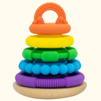 Rainbow Silicone Wobble Stacker - Jellystone Designs