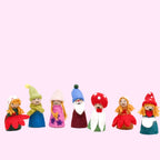 Fairies & Gnomes Felt Finger Puppet Set - Tara Treasures