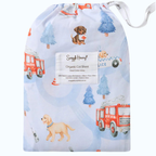 To The Rescue Organic Fitted Cot Sheet - Snuggle Hunny