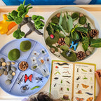 2-in-1 Soft Blue Sensory & Messy Play Tray by Jellystone Designs
