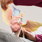 Fairy on Winged Lion Figurine – Schleich