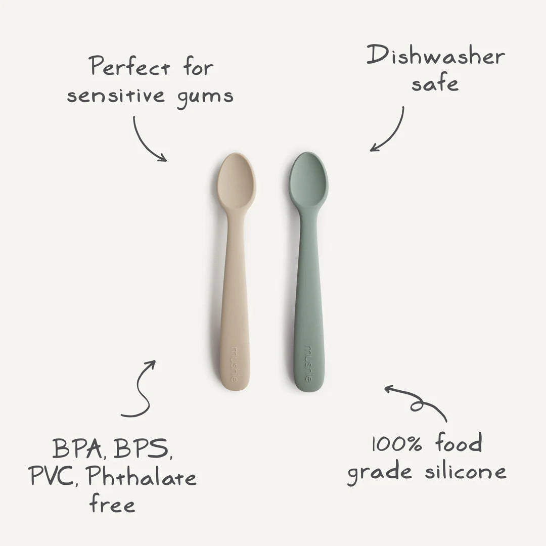 Silicone Feeding Spoons - 2 Pack
