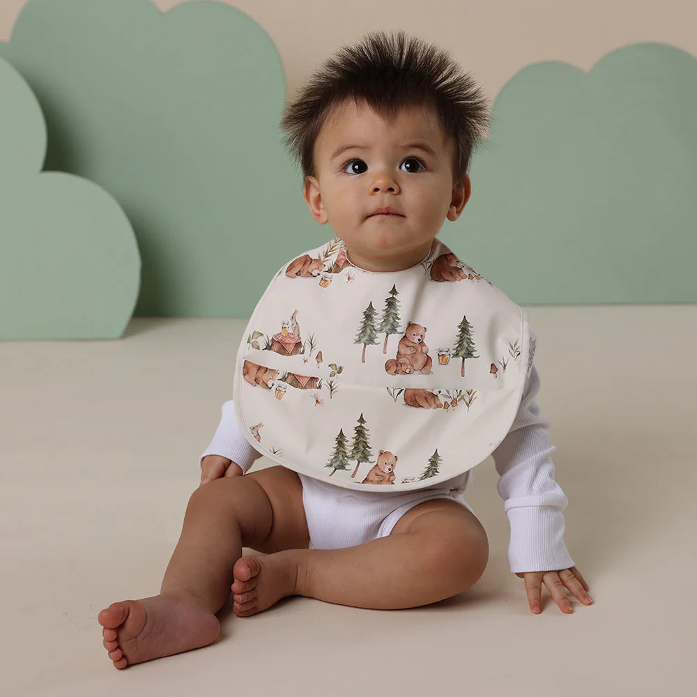 Bears Snuggle Bib - Snuggly Hunny