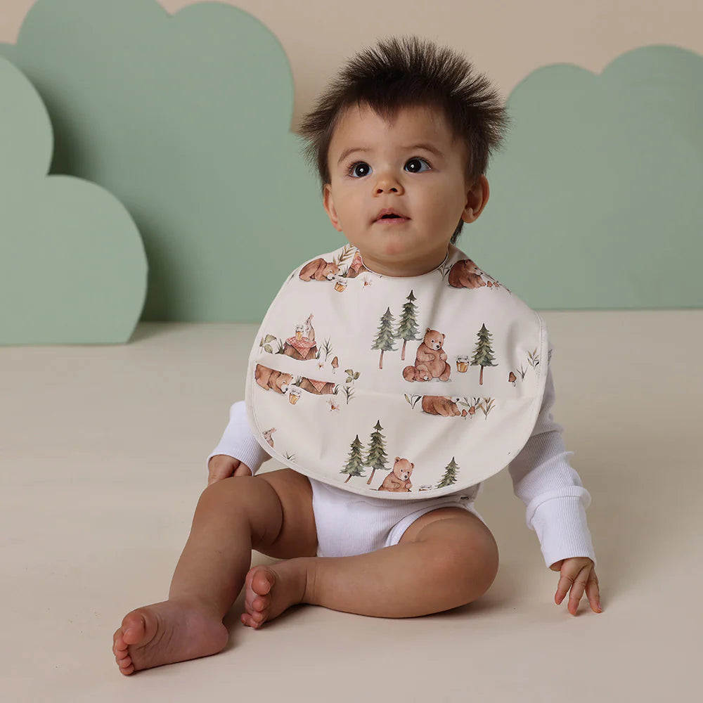 Bears Snuggle Bib - Snuggly Hunny