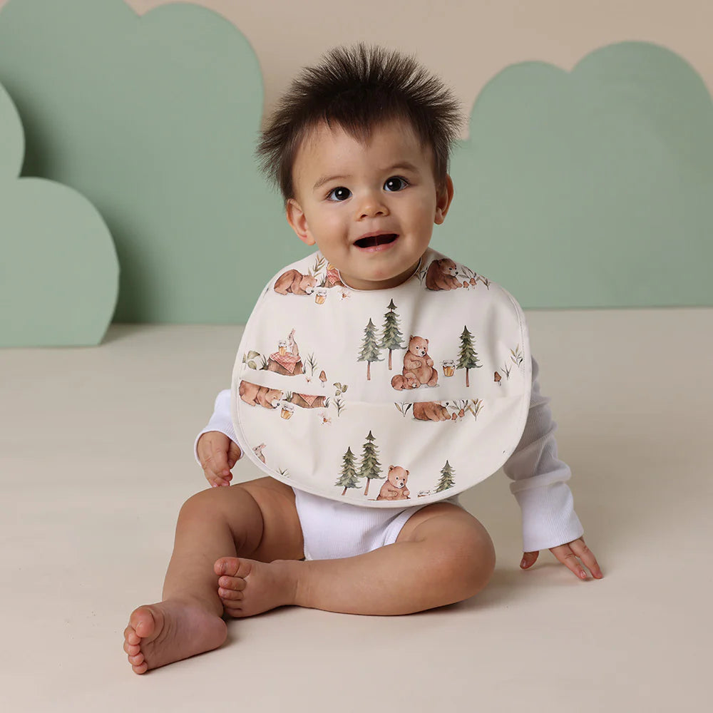 Bears Snuggle Bib - Snuggly Hunny