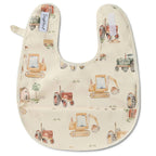 Diggers & Tractors Snuggle Bib - Snuggly Hunny