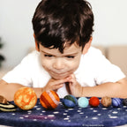 Solar System Outer Space Felt Play Mat & Planets Bundle - Tara Treasures