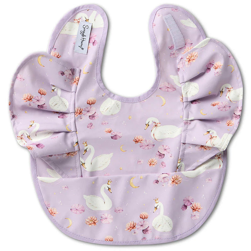 Swan Lake Frill Snuggle Bib - Snuggly Hunny