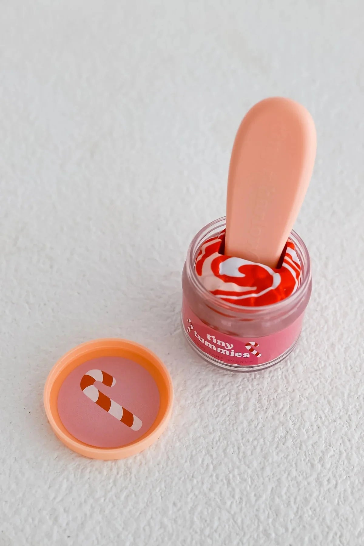 tiny harlow branded candy cane crunch christmas dolls food open with the spoon and lid for dolls pretend play perfect for christmas