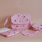 Strawberry Picnic Tiny Nurturer Doll Nappy Bag Set - Tiny Harlow