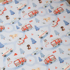 To The Rescue Organic Bassinet Sheet or Change Pad Cover - Snuggle Hunny