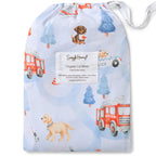 To The Rescue Organic Fitted Cot Sheet - Snuggle Hunny
