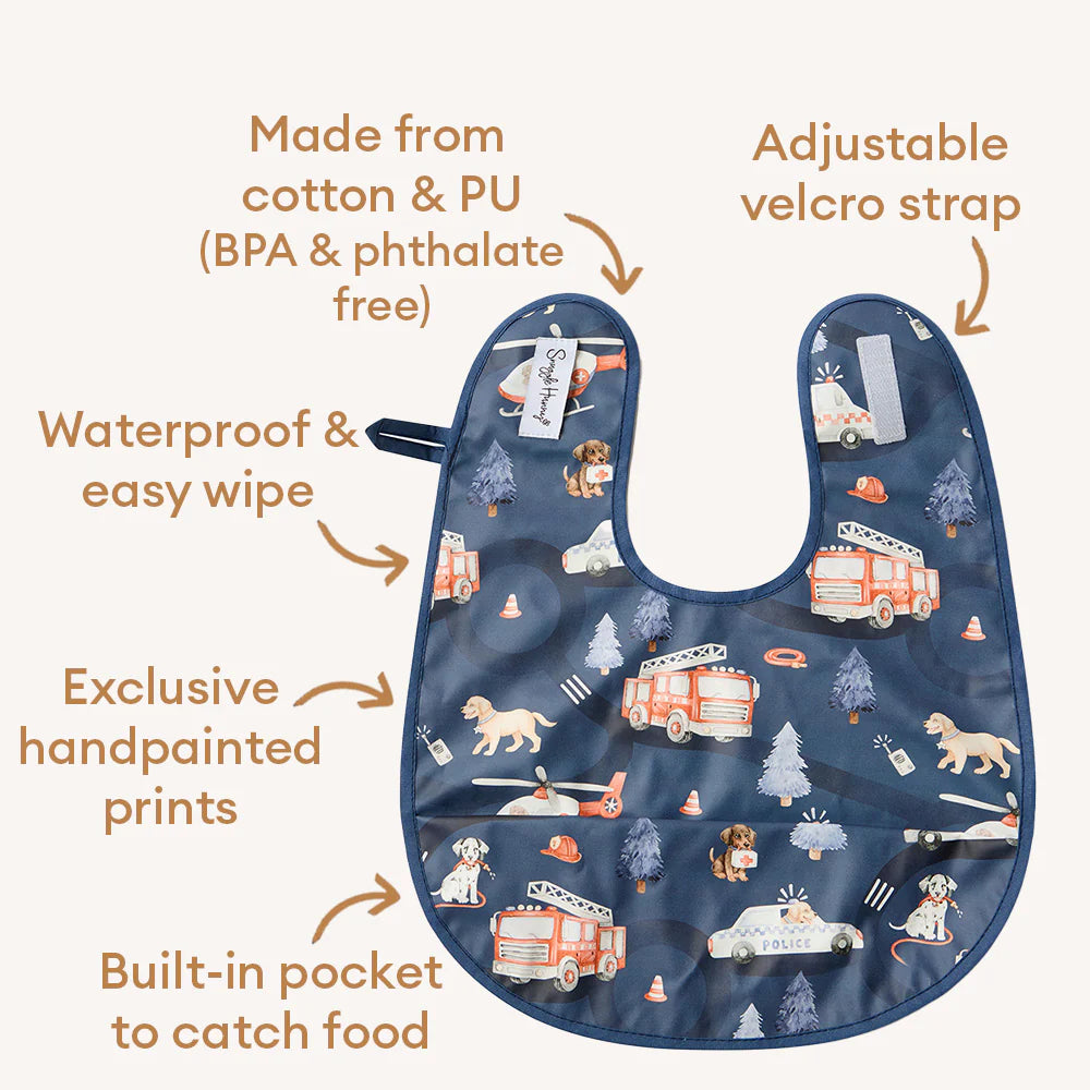 To the Rescue Snuggle Bib - Snuggly Hunny