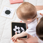 Newborn developmental toy box by Living Textiles