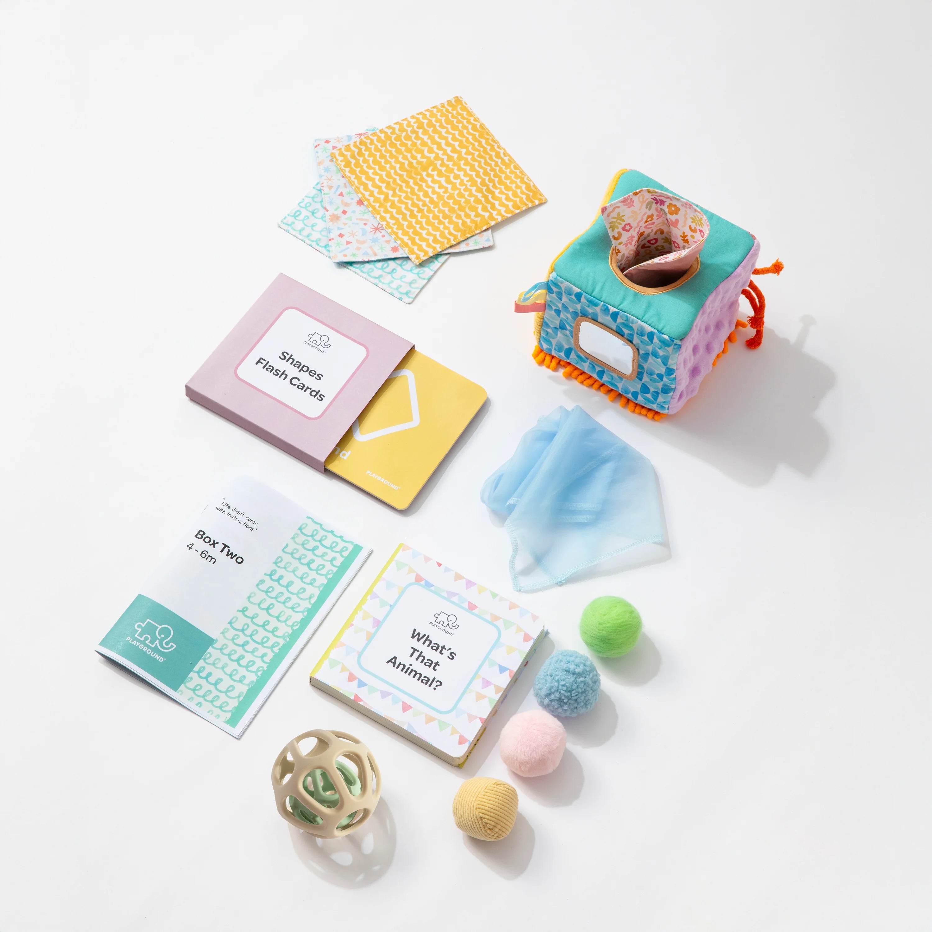 Learn & Explore (4-6m) Playground Box - Living Textiles