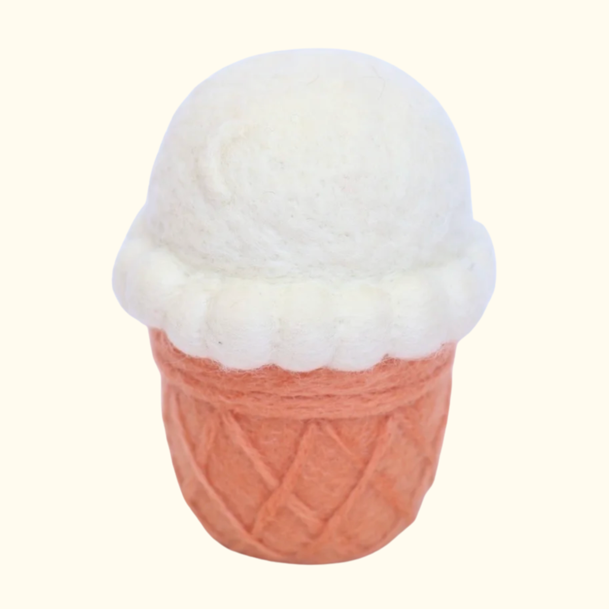 Vanilla Moon Felt Ice-Cream Cone - Juni Moon
