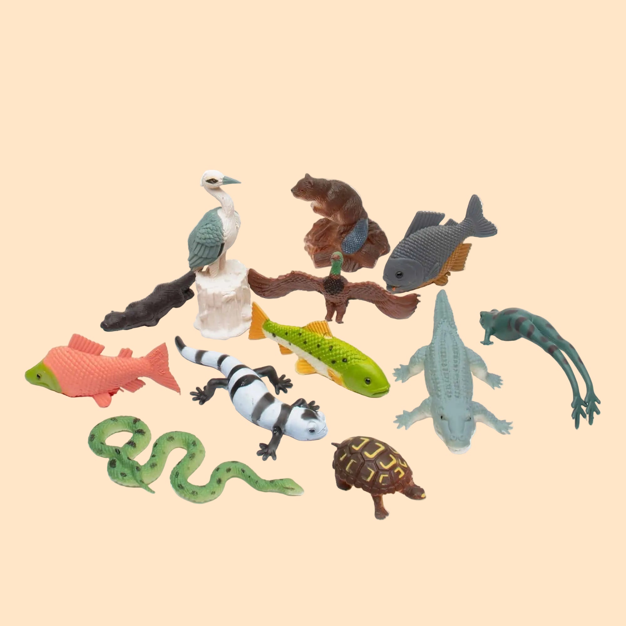 River Animal Mini Figurines – Wild Republic