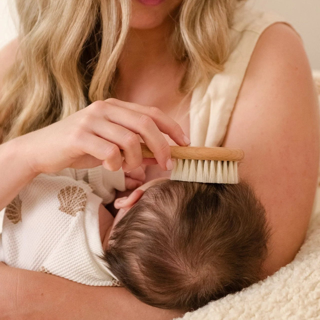 Wooden Baby Brush + Comb Set
